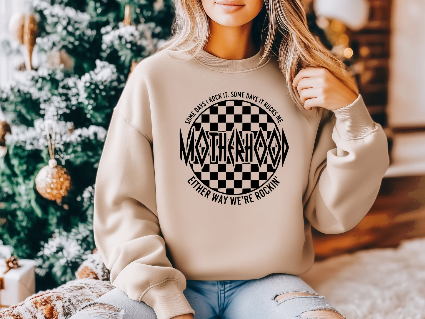 Rocking Motherhood Crewneck