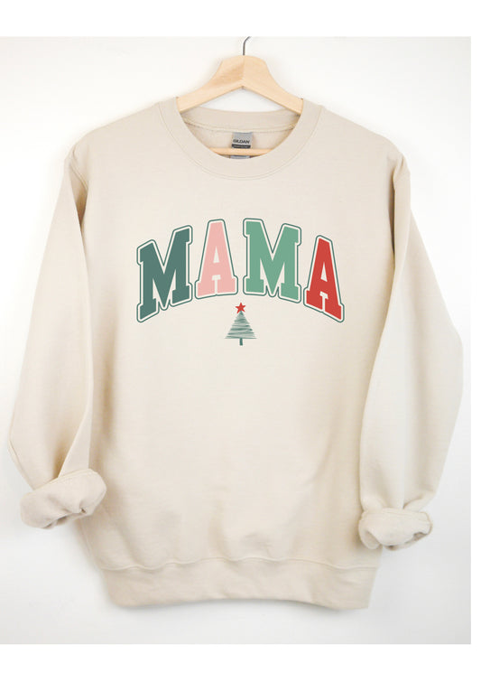 Mama Christmas Tree Crewneck