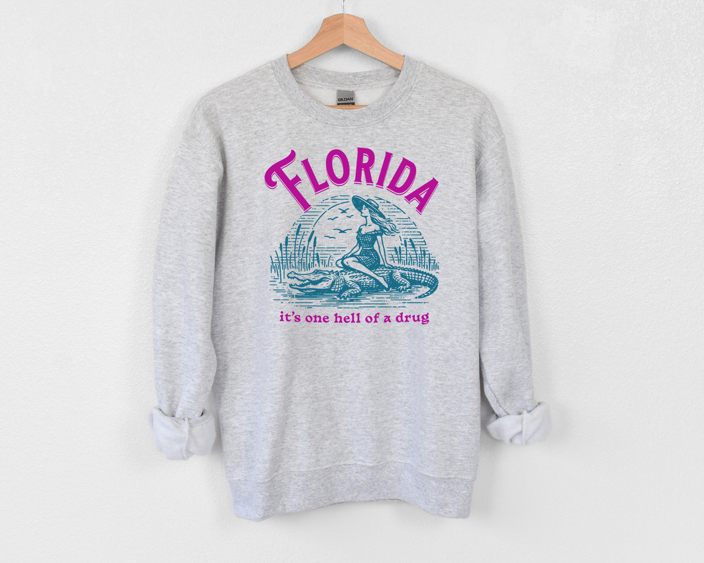 Florida Hell of a Drug Crewneck