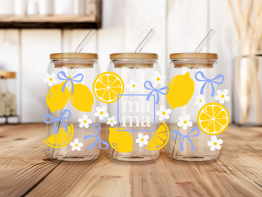 Lemon Mama Glass Mug