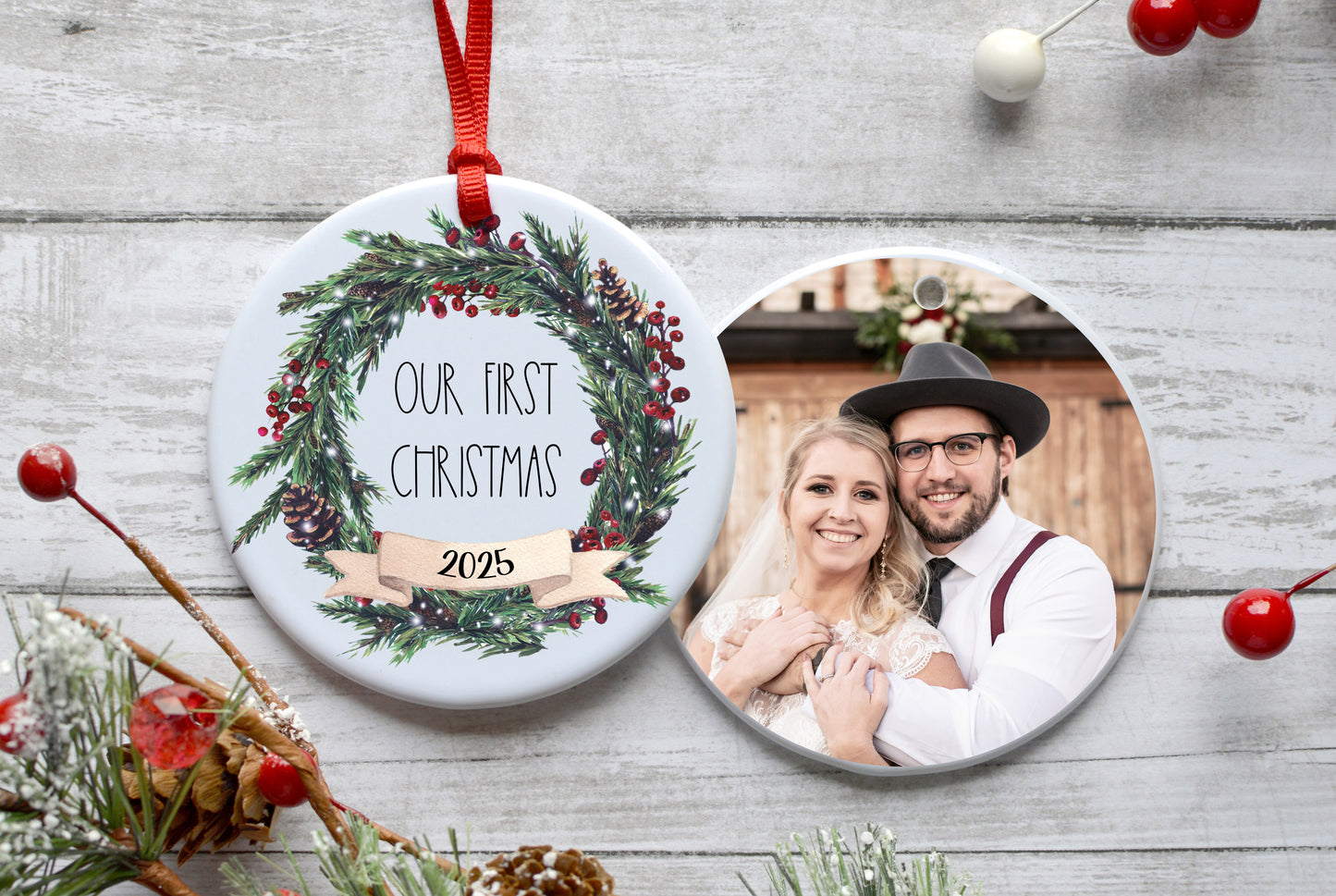 Custom Wedding Ornament