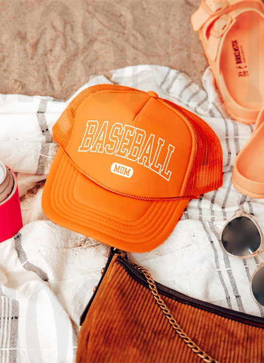 Baseball Mom Hat Neon