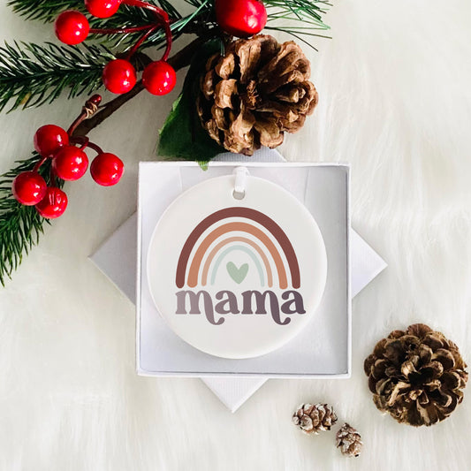 Mama Rainbow Ornament