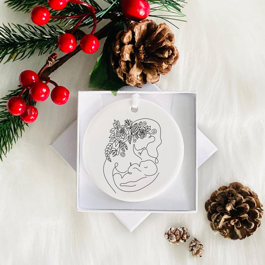 Mom and Baby Ornament