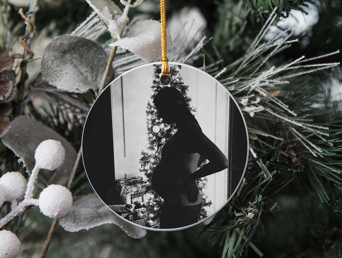 Pregnancy Custom Ornament