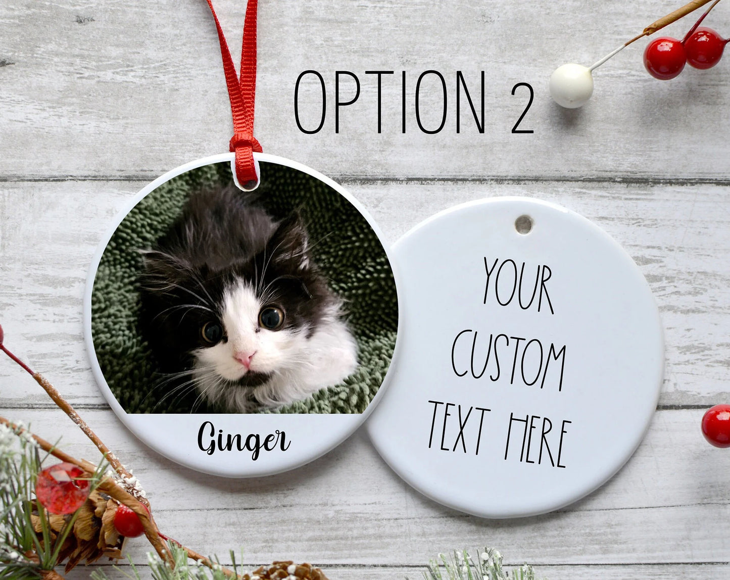 Custom Picture Ornament