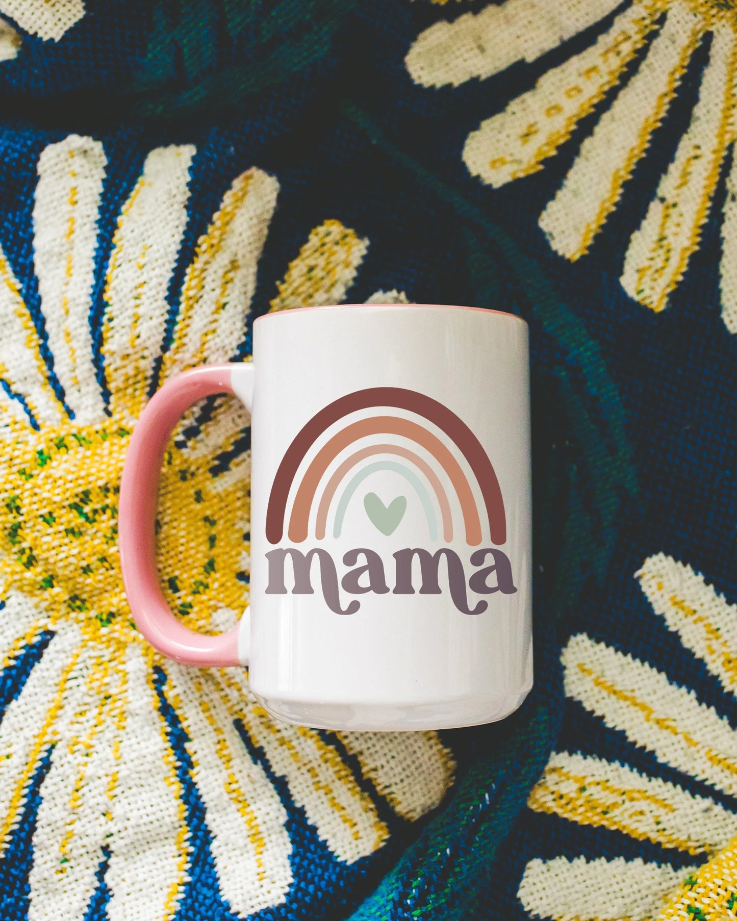 Neutral Rainbow Mama Mug