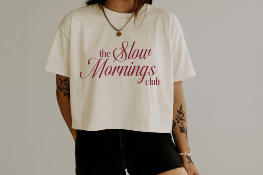 Slow Morning Club Tee