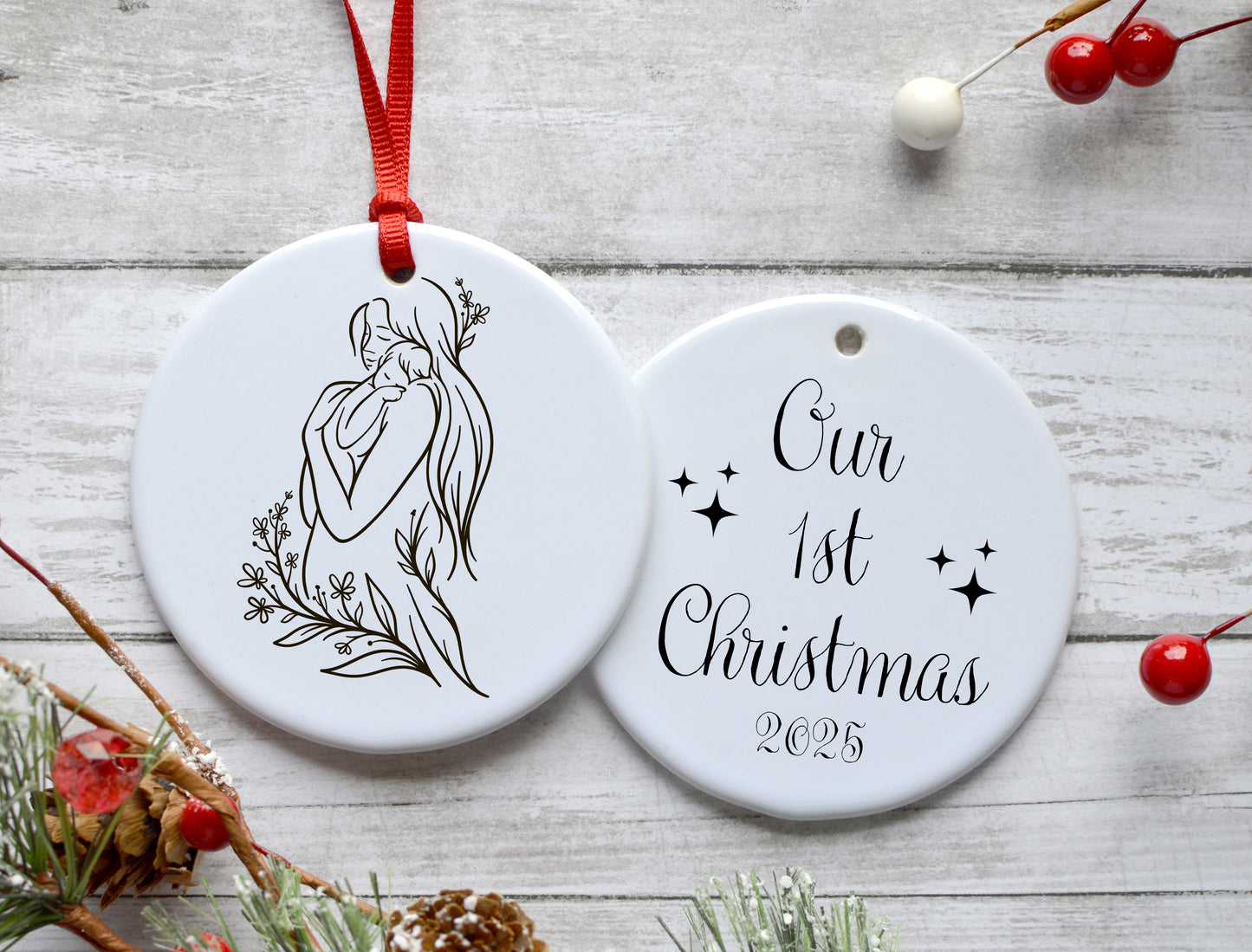 Mom and Baby Ornament